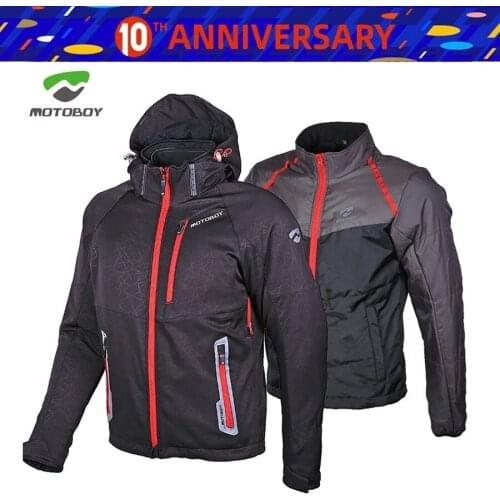 Free shipping 1pcs Mens Motorcross Motorbike Off-road Jacket Waterproof Warm Textile Cordura Motorcycle Jacket With 7pcs pads