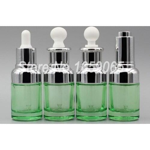 30ml green glass Essential Oil dropper bottle Dispensing Container Reagent Liquid Pipette Eye Drop Aromatherapy 50pcs/lot