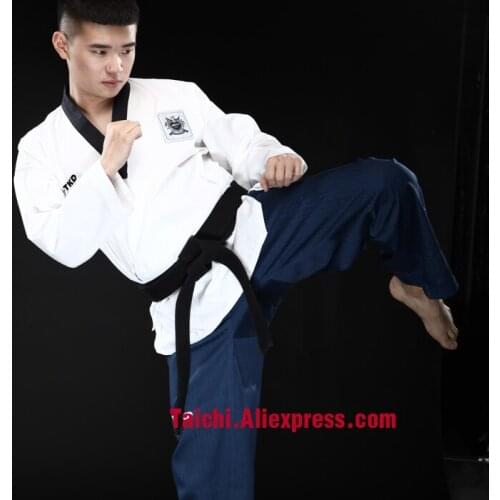 Black Belt Taekwondo special high-quality Dan 'uniforms with Taekwondo Poomsae cardigan