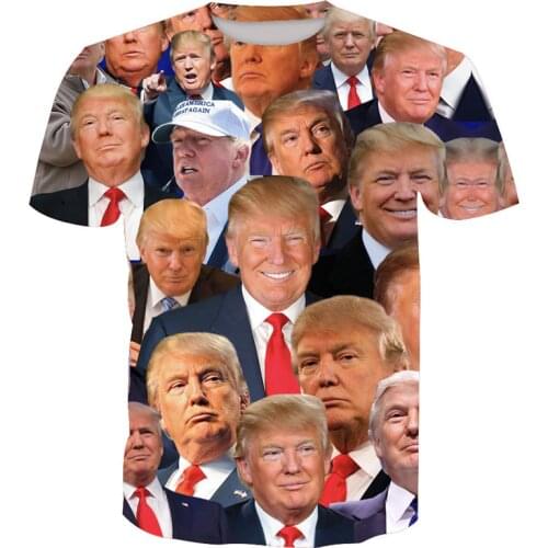 USA Trump Expressions 3D Full Printed T Shirt Summer Men Tshirt Funny Tee Shirt Camiseta Hombre Men Clothes 2021 Homme T-shirt