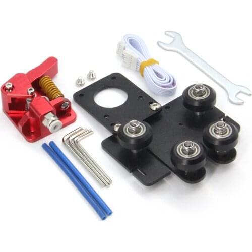 Direct Dual Gear Extruder Support Upgrade Kit, Easy Print Flexible Filament for Ender 5 /Ender 5 Pro /Ender 5 Plus 3D Printer