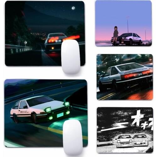 Initial D Car Mouse Pad Deskpad Gaming Writing Desk Mat Keyboard Mats For Office Home Computer Mousepad