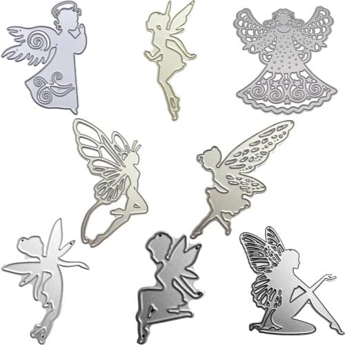 Fairy/Elf/Angel Metal Cutting Dies Stencil DIY Scrapbooking Photo Album Decorative Embossing Stamp Paper Card Crafts Decor
