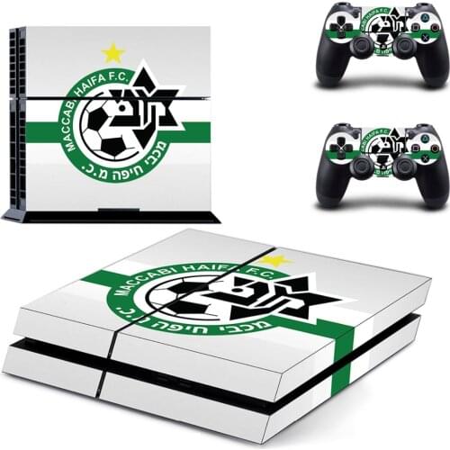 Maccabi Haifa PS4 Stickers Play station 4 Skin Sticker Decals For PlayStation 4 PS4 Console & Controller Skins Vinyl