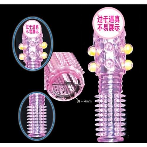 Newest Reusable Crystal Condoms,Penis Extensions,lengthen Penis Sleeve,Adult Sex Toys For Men,Sex Products