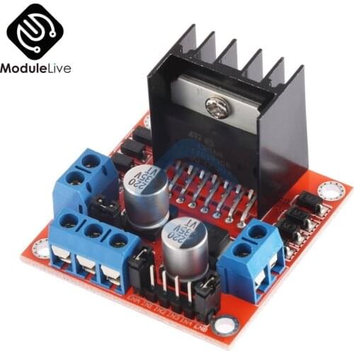 L298N DC Motor Driver Controller Board L298 Module For Arduino Dual H Bridge DC Stepper Motor Smart Car Robot Drive Volt 5V-35V