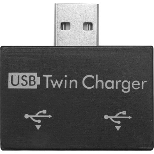 Powstro Mini USB Hub to 2 Port Charger Hub Adapter Hot Sale fashion New USB Splitter for Phone Tablet Computer