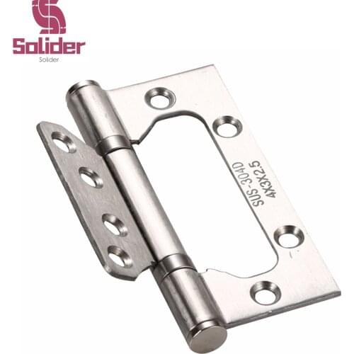 2 pcs 100x71mm 4 inches Stainless Steel Mother-in-law Mute Bearing Door Windows Hinge Home Hinge Furniture Hardware Accessories