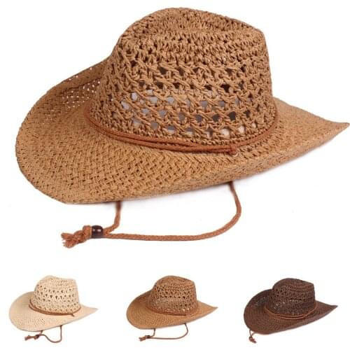 New Men Fishing Hat Outdoor Fishmen Cap Uv Protection Breathable Straw Women Sunshade Cowboy Hats Casual Thermal Climbing Cap