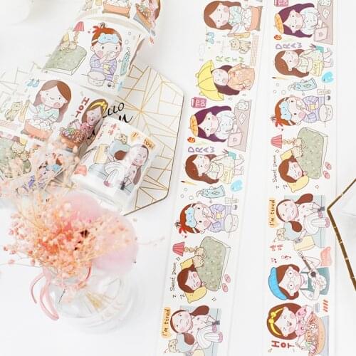 Special ink girls funny life series Daily life/Sweet food/expression Decorative Washi Tape DIY Scrapbooking Masking Tape