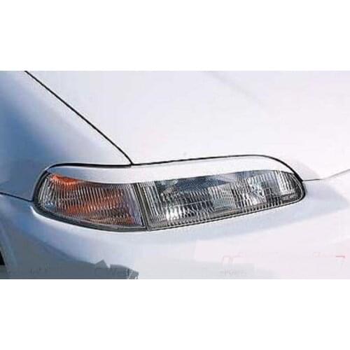 Fiberglass Headlight Eyebrows Eyelids Covers for 1992-1995 Honda Civic EG
