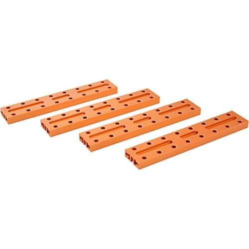 Gold Double Hole Beam Robot Accessories Robot Competition (2 Pack) Compatible with Makeblock Gold Medium Beam