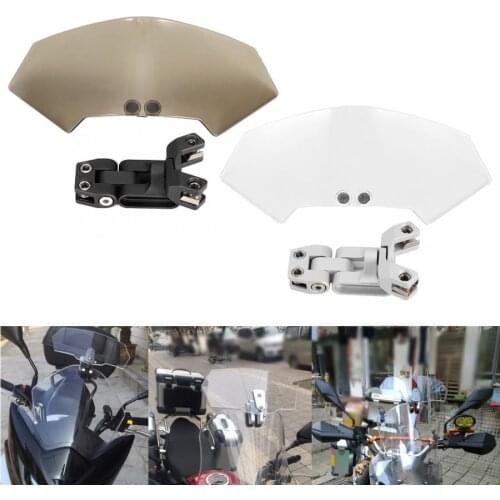 25mm Motorcycle Universal Adjustable Windscreen Wind Deflector Windshield Modified Parts motorcycle Accessories