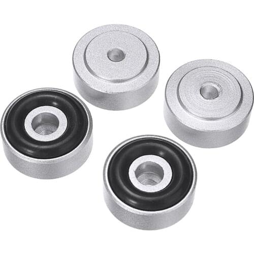 4pcs Professional Speaker Isolation Feet Aluminum Isolation Feet Pad Stand For DAC CD Player Turntable Radio Amplifier 20x8mm