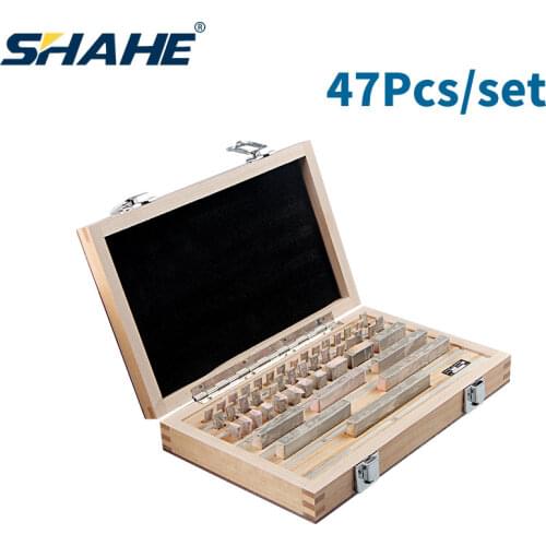 47Pcs/Set 1 grade 0 grade Inspection Block Gauge Test Caliper Blocks Measurement Instruments