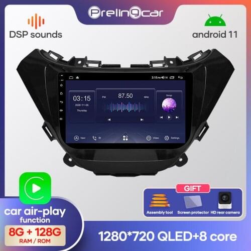 4G Lte Android 10.0 Car multimedia navigation GPS DVD player For Chevrolet Malibu 2015 2017 2018 year IPS screen Radio