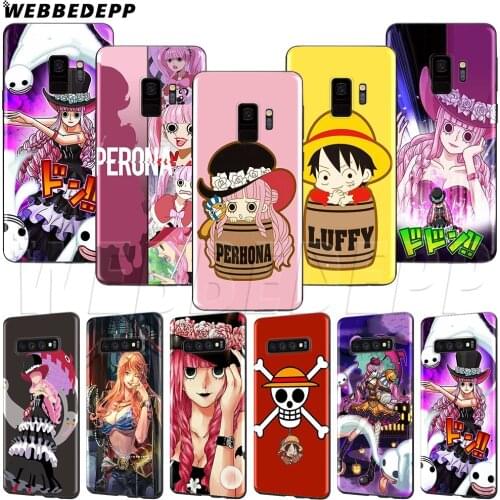 WEBBEDEPP One Piece perona TPU Soft Case for Samsung Note 8 9 10 S6 S7 S8 S9 S10 S10e S20 ultra A71 A51 A81 A91 Lite Edge Plus