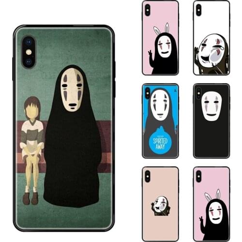 Black Soft TPU Phone Cover Case Spirited Away No Face Man Haku Chiharu For Huawei Honor Mate Play V10 View 10 20 20X 30 Lite
