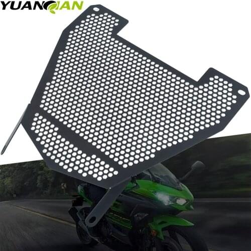 For Kawasaki NINJA 400 NINJA400 ninja400 2018 2019 2020 motorcycle Aluminum Radiator Grille Guard Cover Protector Radiator Guard