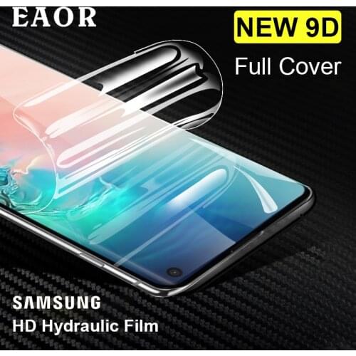 EAOR Ultra-HD Curved Surface Full Cover Hydrogel Film for Samsung Galaxy S20 S21 Note20 Ultra S20 S21 Plus Soft Screen Protector