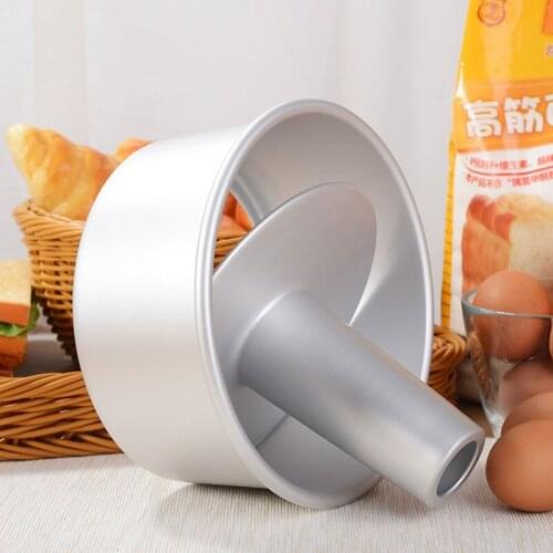 Bakeware Oven hollow chiffon cake mold live bottom 4/6/7/8 inch nonstick baking mold