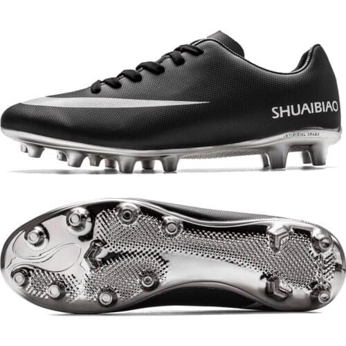 Soccer Shoes Football Boots High Ankle Soccer Shoe Women Soft Groud Man Football Shoes Cleats Training