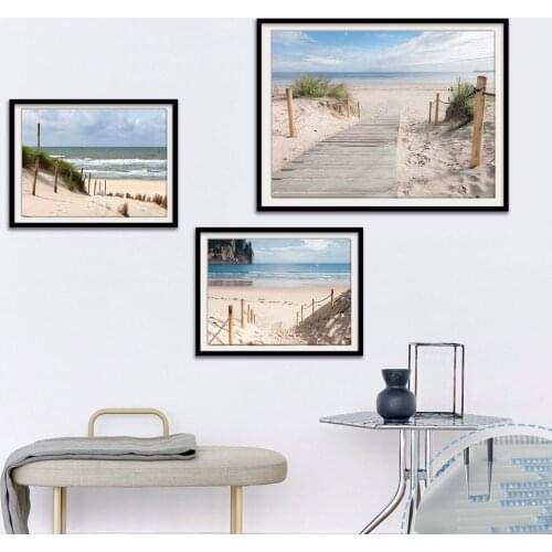 HUACAN 5D Diamond Painting Beach DIY Mosaic Rhinestone Cross Stitch Landscape Diamond Embroidery Seaside Home Decor