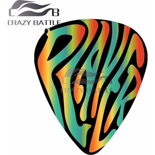 Crazy Battle 13 x 10.6cm for Guitar Player Am I Fine SUV Car Stickers Anime Personality Creative Sticker Waterproof Decals