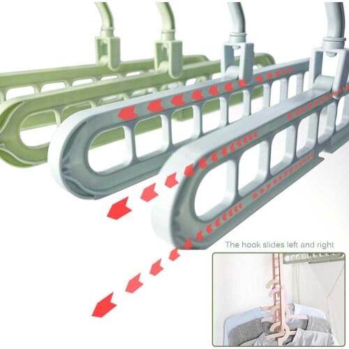 Multi-port clothing rack Clothes hanger closet organizer Space Saving Hanger Plastic Scarf cabide hangers for clothes TXTB1