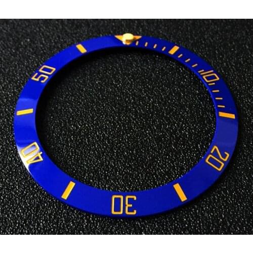 MOD 38mm Green Luminous Slopping Ceramic Bezel for RX Sub Mariner