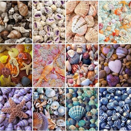 EverShine 5D DIY Diamond Painting Shell Full Square Diamond Embroidery Landscape Picture Cross Stitch Kit Wall Decoration