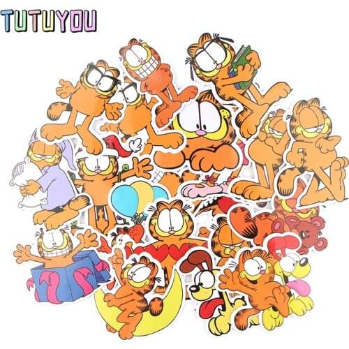 PC398 20 Pcs/set Cat Scrapbooking Stickers Decal For for Guitar Laptop Luggage Car Fridge Graffiti Sticker