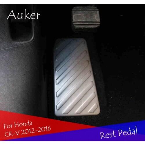 Stainless Steel Footrest Rest Pedal Plate Accelerator Car Interior Accessories Car Styling For Honda CR-V CRV 2012-2016