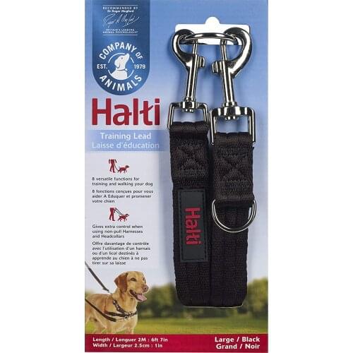 Halti Training Lead for Dogs Multi Functional Double Ended Lead Hands Free Training Walking