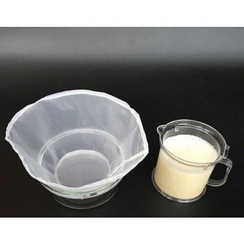 Fine Mesh Wine Strainer Juice Soymilk Nut Milk Tea Nylon Filter Bag Bowl Shape Food Coffee Filter Cheese Cloth Cooking