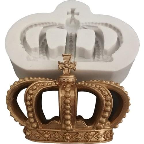 Silicone Mold Big Cross Royal Crown Silicone Mold Mould Sugar Craft Fondant Cake Decorating Animal Mould Baking Tool K274