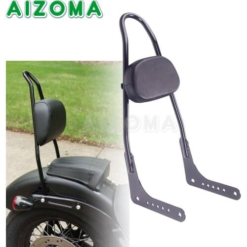 Motorcycle Sissy Bar Rear Passenger Backrest For Harley Softail Slim Standard Deluxe Heritage Classic FLDE FLSL FLHC 2018-2021