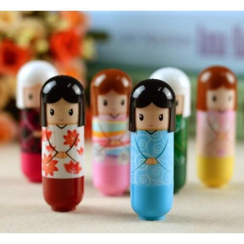 Kimono doll Lip Balm Moisturizing colorless lasting care for men women