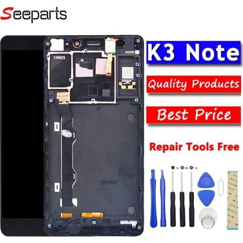 100% Tested Lenovo K50 K50-T5 K3 Note LCD Display Touch Screen Digitizer Assembly with Frame Replacement Lenovo K3 Note Display