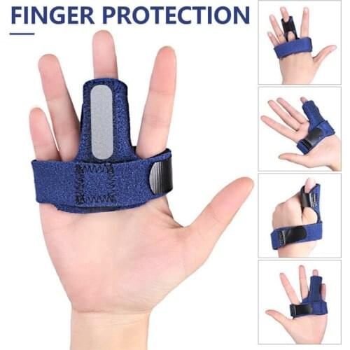 1pc Joint Sprain Fracture Fixed Splint Protection Pain Relief Aluminium Finger Splint Adjustable Brace Corrector Support