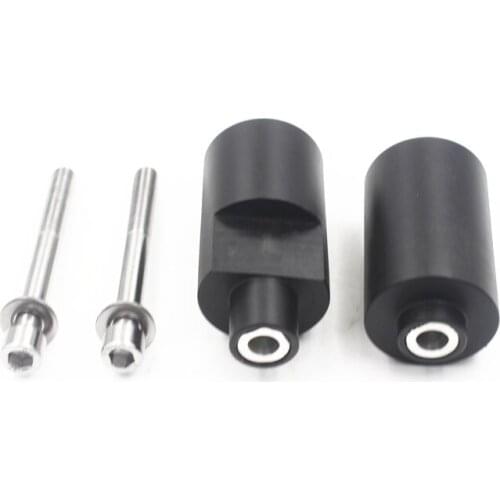 2X Black Motorcycle Frame Sliders Protector For 2005-2006 Suzuki GSX-R 1000