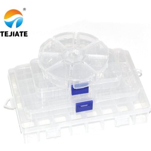 8/10/15/24 Grids Tools Packaging Box Portable Practical Electronic Components Storage box / Part box / Tool box