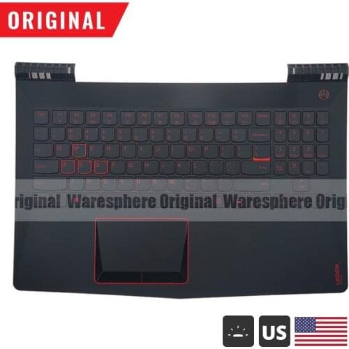 95% New Original Palmrest for Lenovo Legion Y520 R720 Y520-15 Y520-15IKB Top Cover Upper Case with US Backlit Keyboard