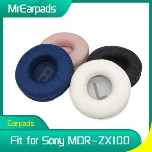 MrEarpads Earpads For Sony MDR-ZX100 MDR ZX100 Headphone Replacement Ear Pads Earcushions Parts