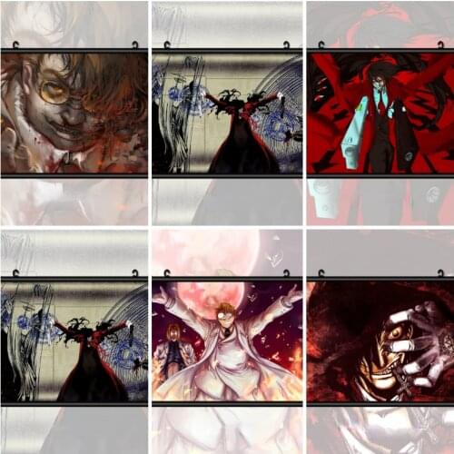 Hellsing Alucard Max Montana Anime Poster Music Star Wall Art Huge Print Wall Decoration Pictures Children Bedroom Decoration