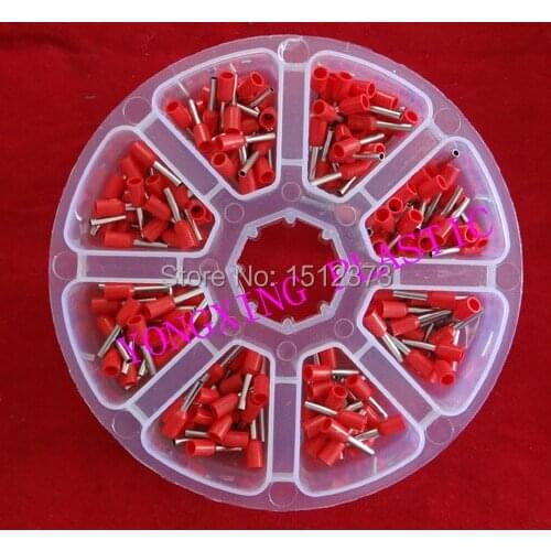 400pcs/box E1008 cord end insulating terminal 18AWG (1.0 MM 2 ) wire ferrules