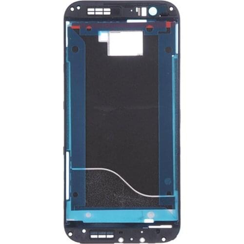 Front LCD Housing Middle Faceplate Frame Bezel Replacement Parts for HTC One M8 White Black Color