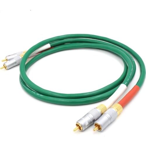 Mclntosh 2328 Pure Copper HiFi Audio cable RCA interconnect cable wire with Nakamichi RCA plug