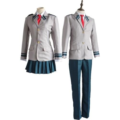 My Hero Academia Cosplay OCHACO URARAKA Midoriya Izuku Costume Boku no Hero Academia AsuiTsuyu Yaoyorozu Momo School Uniforms
