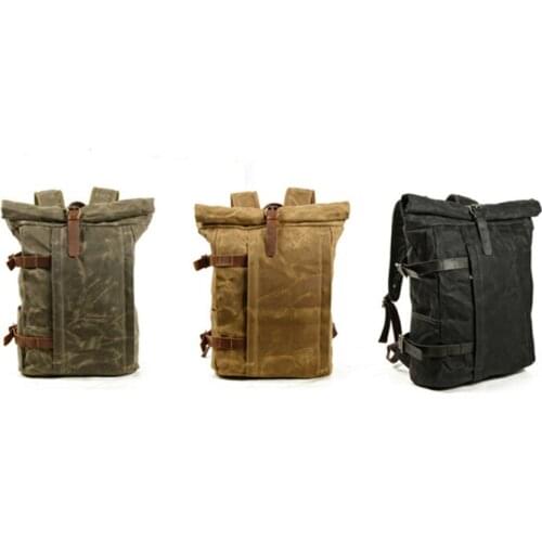 Men Outdoor Bag Leisure Backpack Female Tide Mountaineering Bag Trend Fashion College Student Computer Bag Motorcycle Backpack